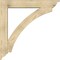 Ekena Millwork Thorton Traditional Rough Sawn Bracket w/ Offset Brace, Douglas Fir, 8"W x 48"D x 48"H BKT0806X48X48THR01RDF - alternate 3